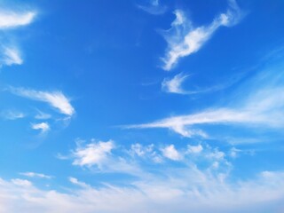 blue sky with clouds