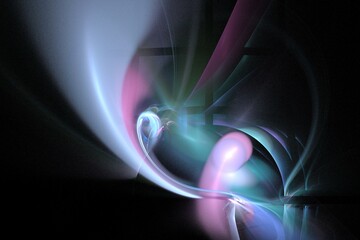 abstract background, 3D illustration, multicolored fractal unique composition for graphic and design art projects. High