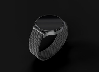 3d illustration. Smart Watch Mockup