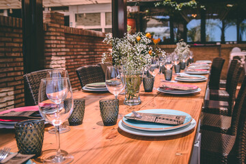 Mesa de restaurante.