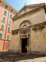 Fototapeta na wymiar Bastia church facade