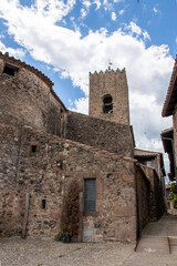 medieval village in the mountains of the province of Girona