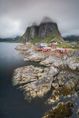 misty Lofoten Hamnøy -Norway