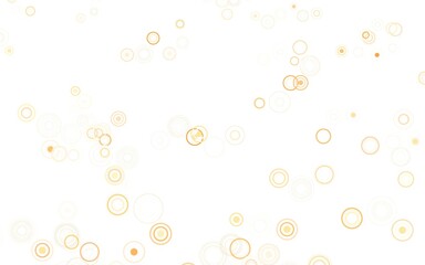 Light Orange vector texture with disks.