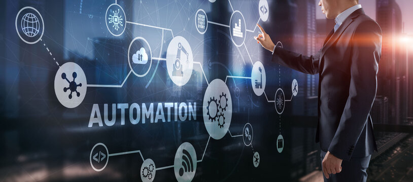 Automation Concept Innovation. Improving Productivity Solutions for your business