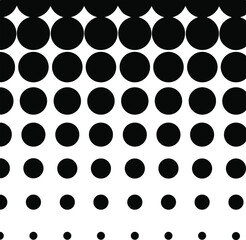 Black halftone background. Black polka dot. Halftone pattern. Modern Halftone Background, backdrop, texture, pattern. Vector illustration. Halftone Backdrop.