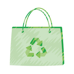 green ecobag icon