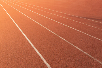 Running track for athletic competition texture