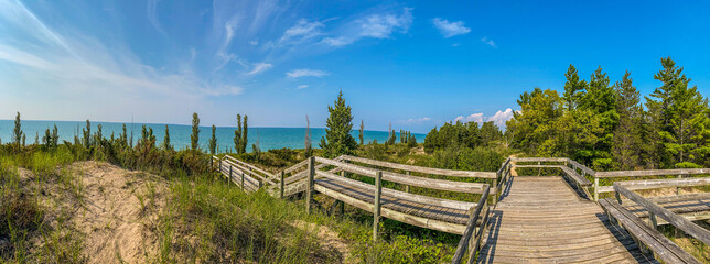 the fence on the beach