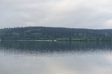 Pyramid Lake on a Cloudy Day