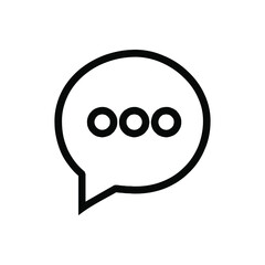 Speech web icon vector set. chat illustrator sign collection. message symbol or logo.