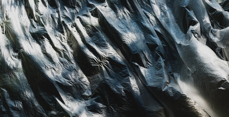 Texture image of a plastic film