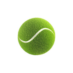 Tennis ball realistic 3d rendered illustration. 