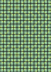 Abstract Geometric Pattern generative computational art illustration