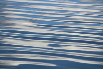 An abstract background of blue water waves