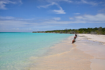 Caribbean's deserted beach, Cayo Jutías, Piñar del Río, Cuba