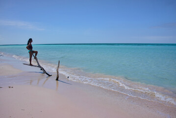 Caribbean's deserted beach, Cayo Jut&iacute;as, Pi&ntilde;ar del R&iacute;o, Cub