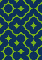 Abstract Geometric Pattern generative computational art illustration