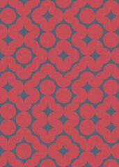 Abstract Geometric Pattern generative computational art illustration