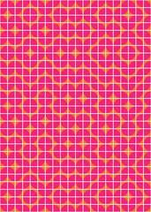 Abstract Geometric Pattern generative computational art illustration