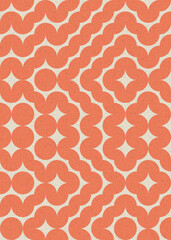 Abstract Geometric Pattern generative computational art illustration