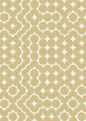 Abstract Geometric Pattern generative computational art illustration