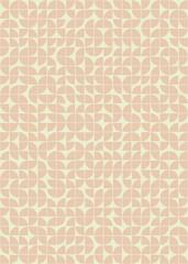 Abstract Geometric Pattern generative computational art illustration