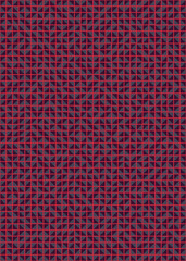 Abstract Geometric Pattern generative computational art illustration