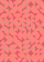 Abstract Geometric Pattern generative computational art illustration