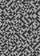 Abstract Geometric Pattern generative computational art illustration