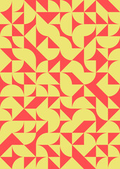 Abstract Geometric Pattern generative computational art illustration