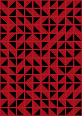 Abstract Geometric Pattern generative computational art illustration