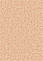 Abstract Geometric Pattern generative computational art illustration