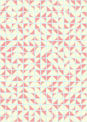 Abstract Geometric Pattern generative computational art illustration