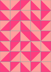 Fototapeta premium Abstract Geometric Pattern generative computational art illustration