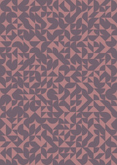 Abstract Geometric Pattern generative computational art illustration