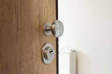 High quality and perfect designed lock for apartment entrance door.