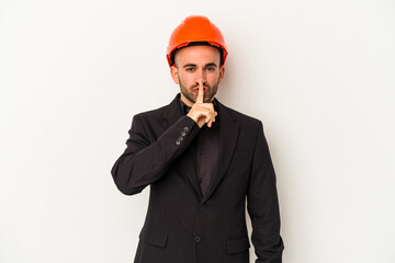 keeping a secret or asking for silence.