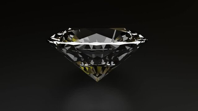 Diamonds bouncing on a black background.