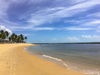 children in trancoso beach