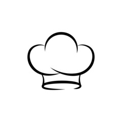 Chef hat icon design template illustration isolated