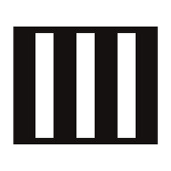 鯨幕のシンプルなアイコン/白背景