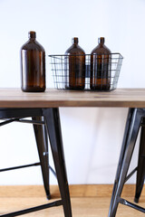 Brown Vintage Bottles