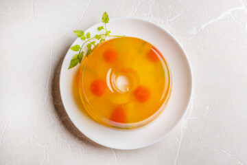 フルーツゼリー　Fruit agar jelly