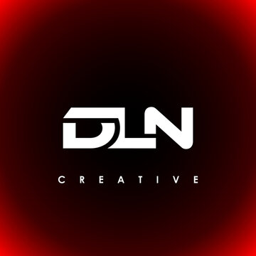 DLN Letter Initial Logo Design Template Vector Illustration
