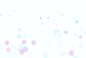 Light Purple, Pink vector pattern with spheres.