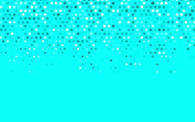 Light Green vector Illustration with set of shining colorful abstract circles.