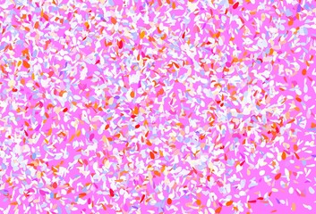 Obraz premium Light Blue, Red vector abstract pattern with leaves.