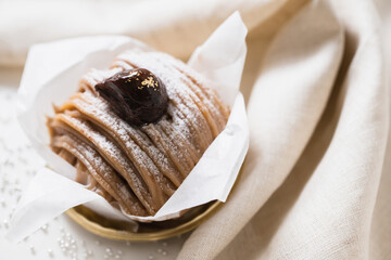 ケーキ　モンブラン　スイーツ