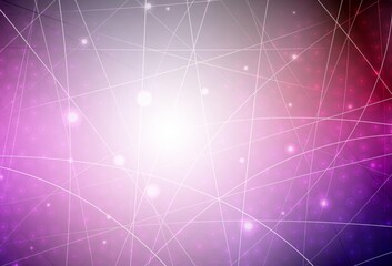 Dark Pink vector layout with flat lines.